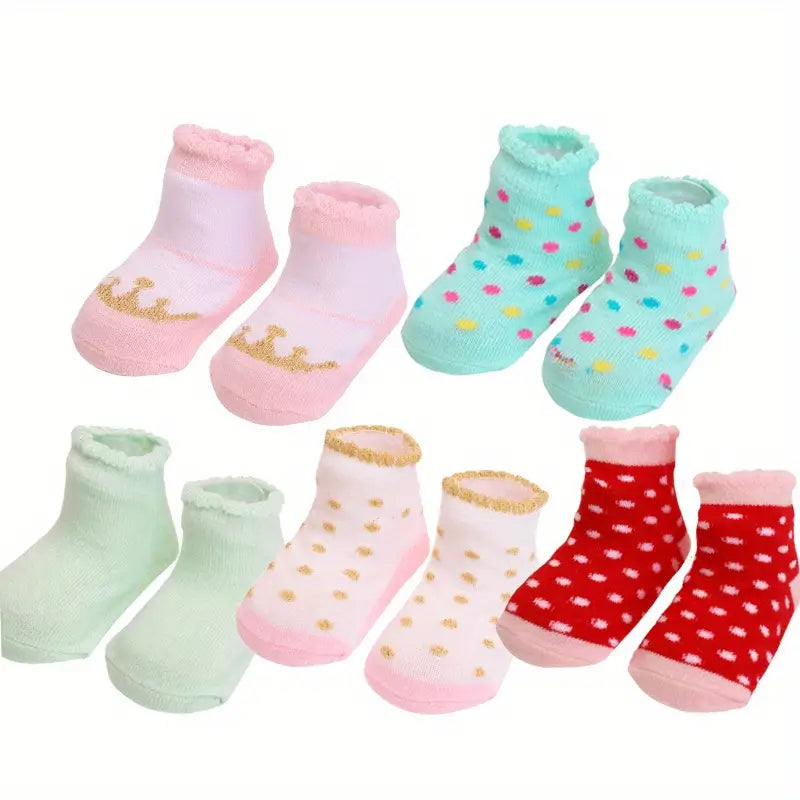 Chaussettes bébé fille avec nœuds et fleurs – Bas antidérapants doux et élégants pour cérémonie ou quotidien