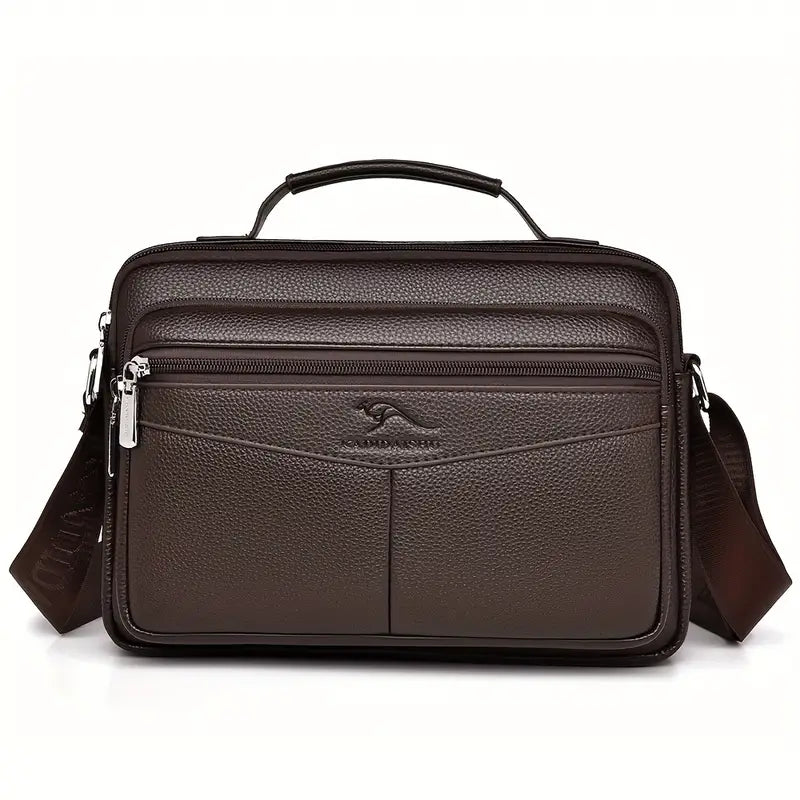 Sac bandoulière homme en cuir – Élégant et pratique pour le bureau et les voyages
