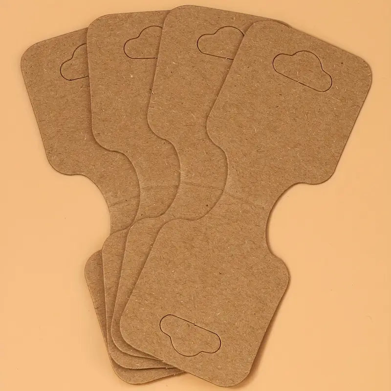 Cartes kraft pour présentation de bracelets – Étiquettes recyclables pour bijoux faits main et emballage créatif