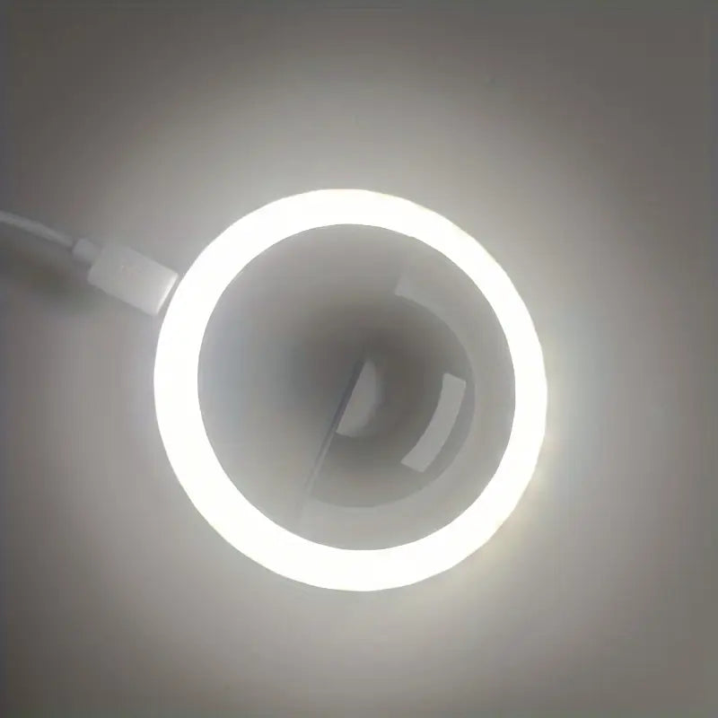 Mini Ring Light LED Clip pour Smartphone – Lampe Selfie Rechargeable pour Photos, Vidéos et Maquillage