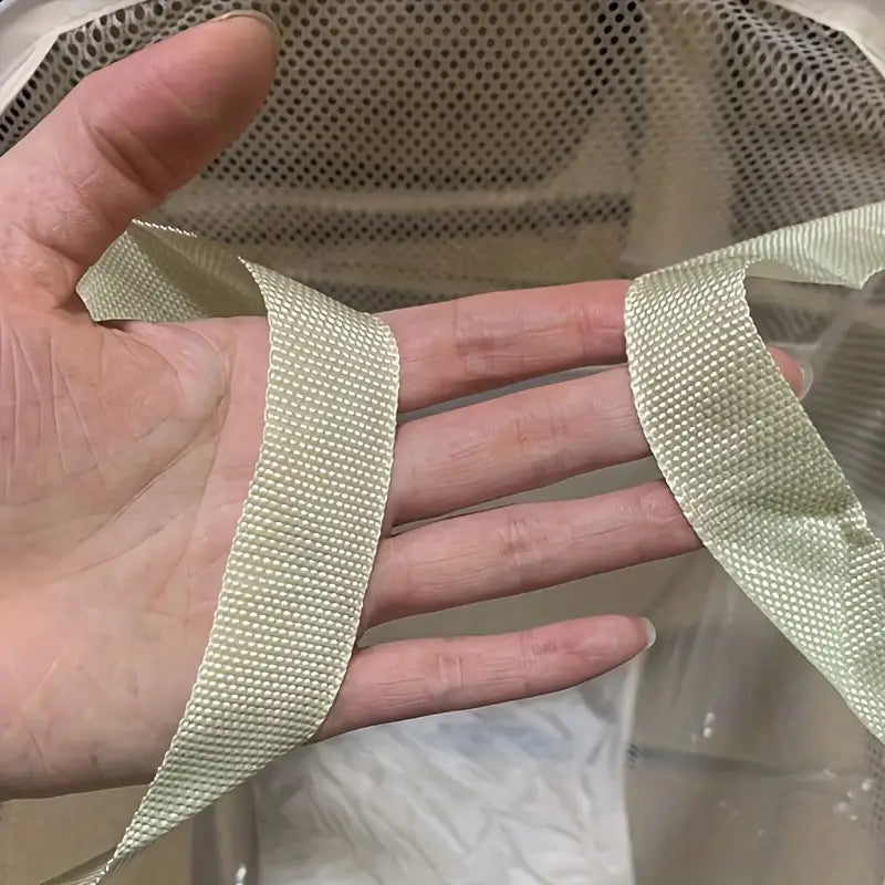 Panier de Rangement Pliable pour Chambre Bébé – Grand Bac en Maille pour Jouets, Peluches et Vêtements