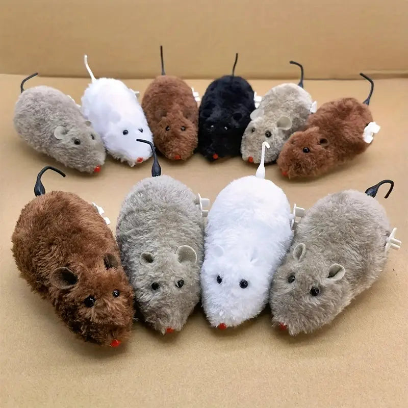 Souris factices réalistes en peluche – Jouets fantaisie pour farces et blagues amusantes