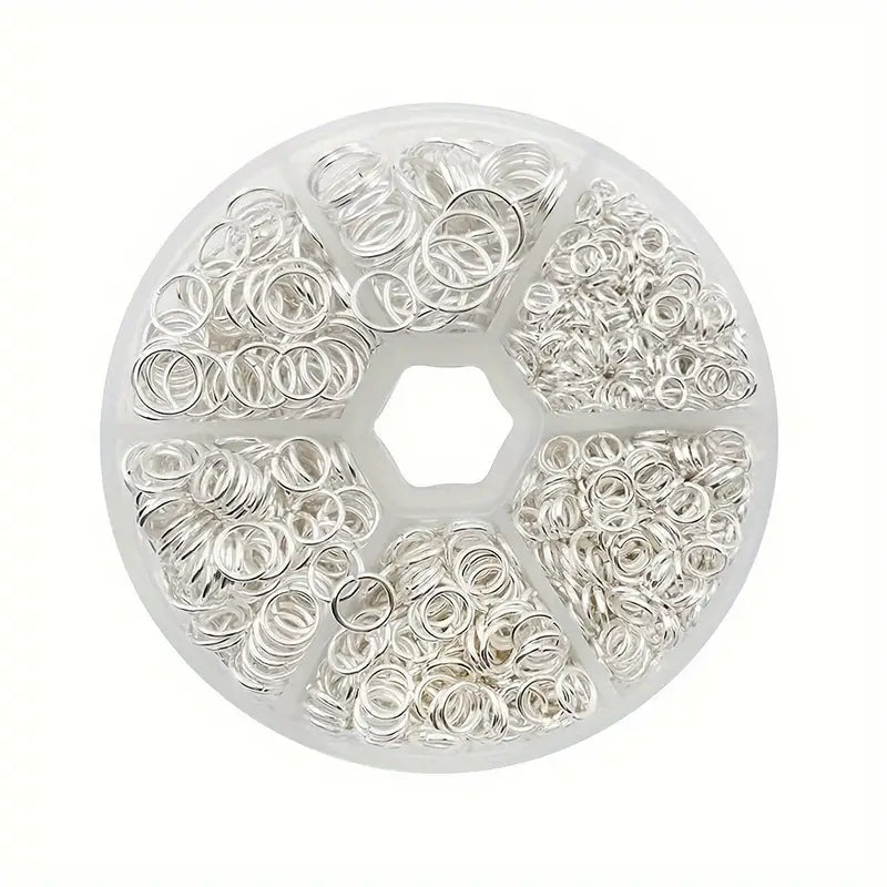 Lot d’Anneaux de Jonction en Métal – Accessoires de Bricolage pour la Création et Réparation de Bijoux