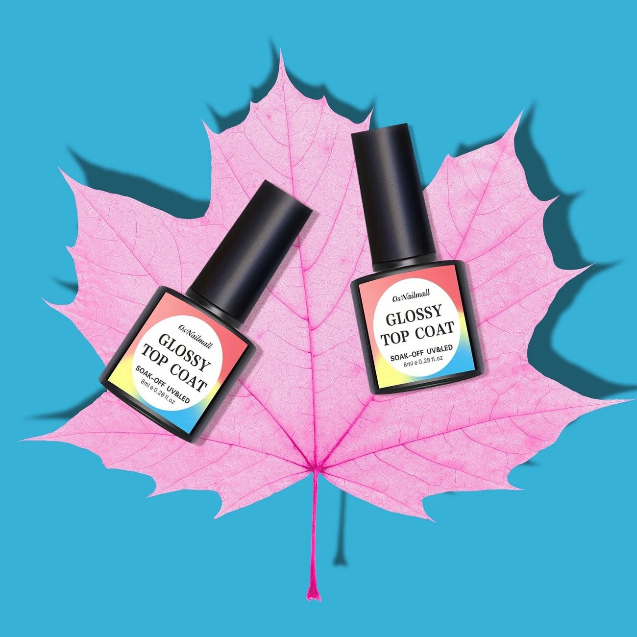 Duo Base Coat & Top Coat UV/LED – Finition Brillante et Tenue Longue Durée pour Vernis Semi-Permanent