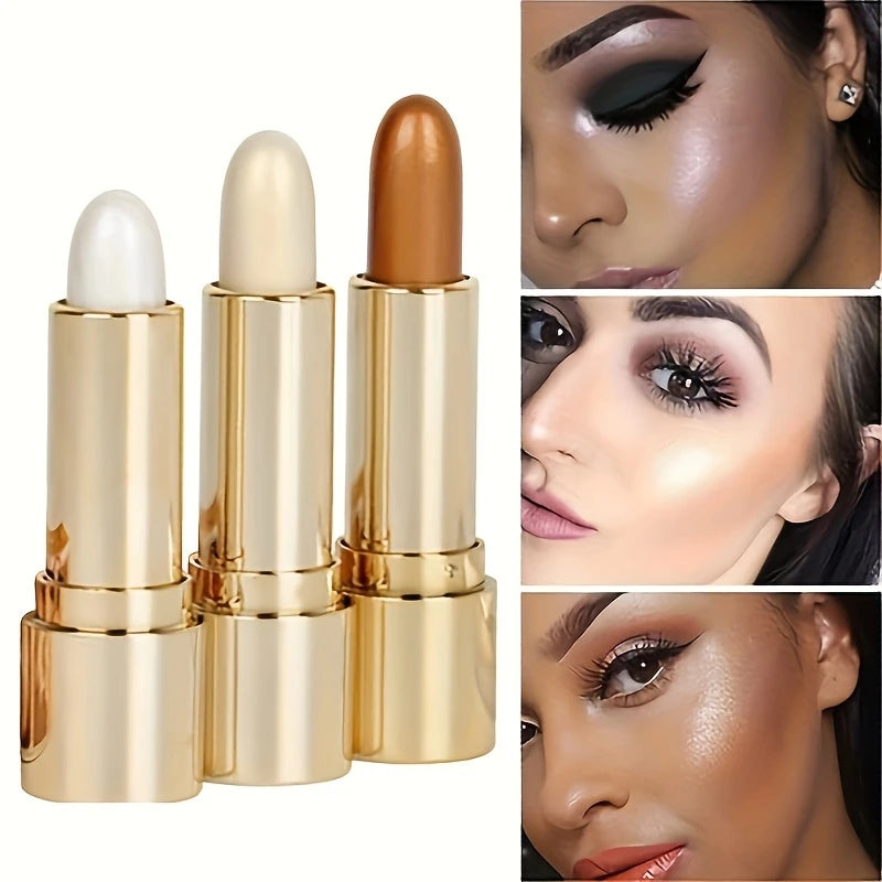 Enlumineur en Stick Effet Glow – Illuminateur Crème Nacré pour un Teint Sculpté