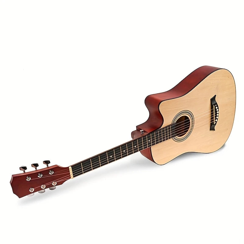 Guitare acoustique 38 pouces avec accessoires – Idéale pour débutants et amateurs de musique