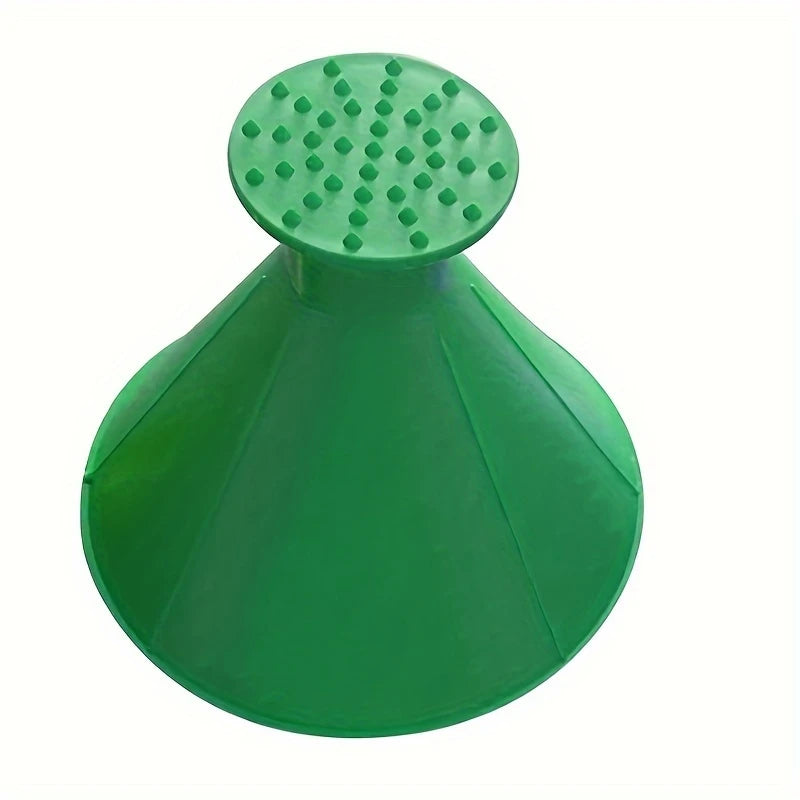 Grattoir à Glace Conique pour Pare-Brise – Déneigement Rapide et Efficace, Design Entonnoir Antidérapant
