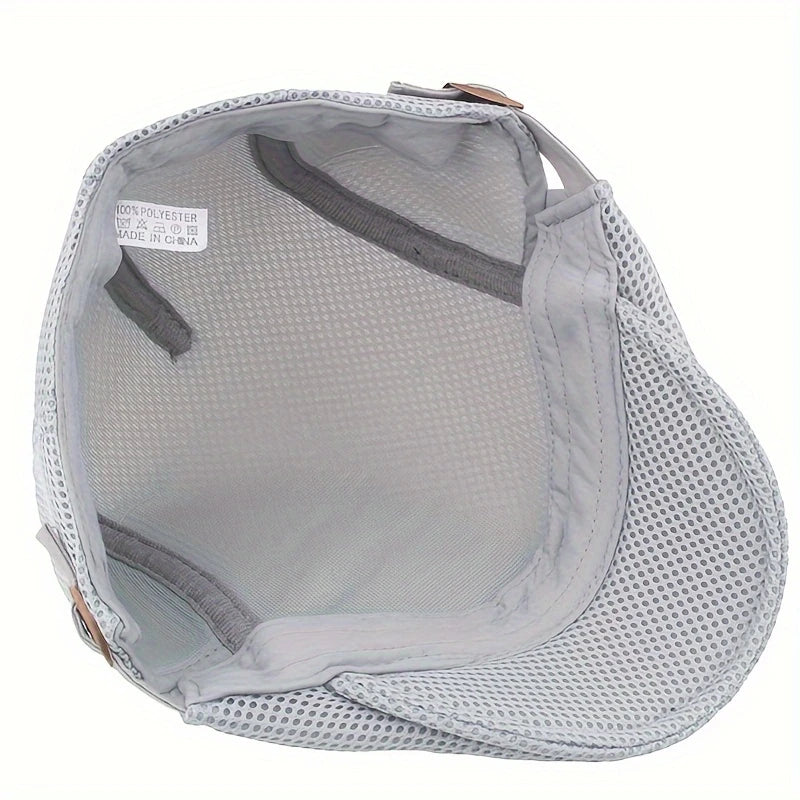 Casquette Plate Respirante pour Golf – Béret Homme Été Style Vintage Chic