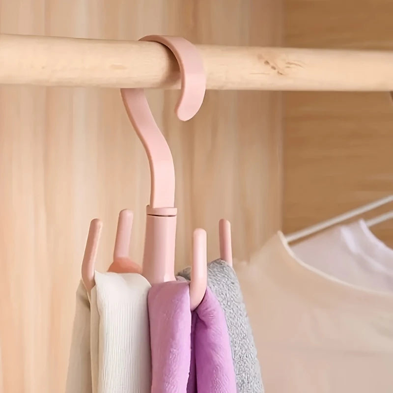 Crochet Rotatif 360° pour Sac à Main – Support Multi-Crochets Gain de Place pour Dressing ou Armoire