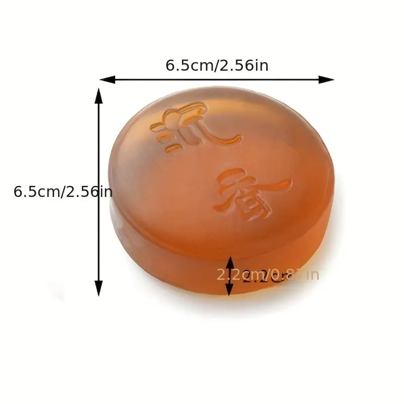 Savon Artisanal Naturel au Thé Noir – Nettoyant Visage et Corps Purifiant, Peaux Grasses & Acnéiques
