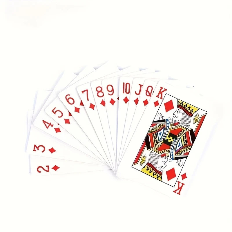 Jeu de 54 Cartes Classiques – Format Standard, Design Traditionnel, Parfait pour Poker, Belote & Jeux de Société