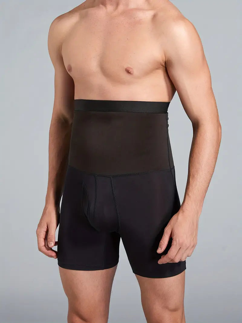 Boxer Sculptant Homme Taille Haute - Maintien Ventre Plat & Lissage Silhouette , un sous-vêtement confortable