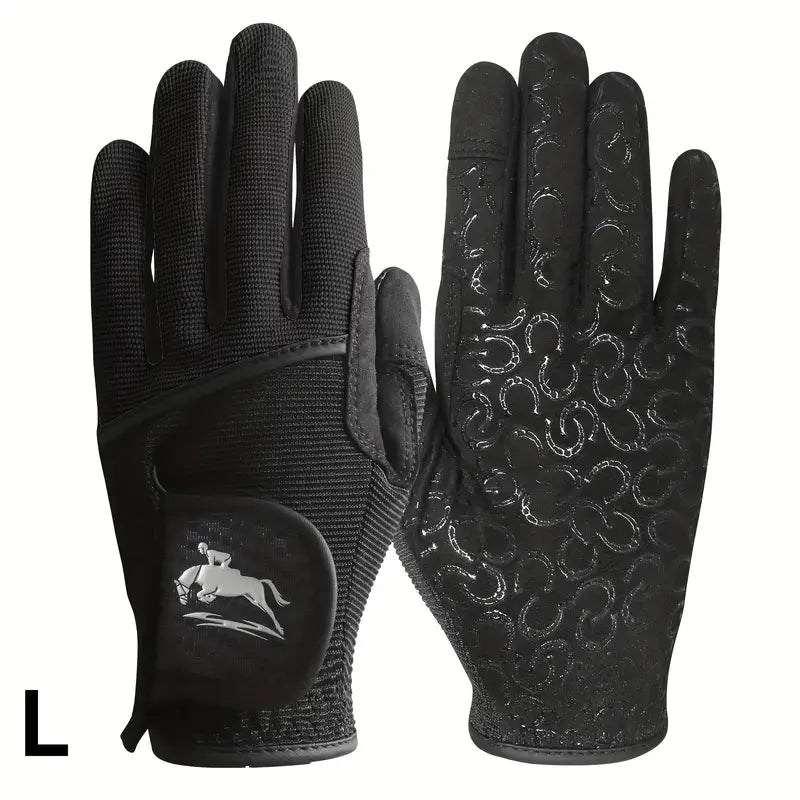 Gants d'Équitation Antidérapants – Confort et Grip pour Cavalier, Respirants et Résistants, Homme & Femme