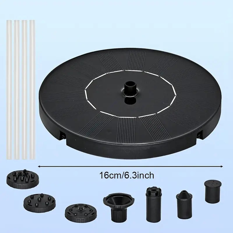 Fontaine Solaire Flottante pour Bain d’Oiseaux – Idéale pour Jardins, Bassins et Abreuvoirs Extérieurs