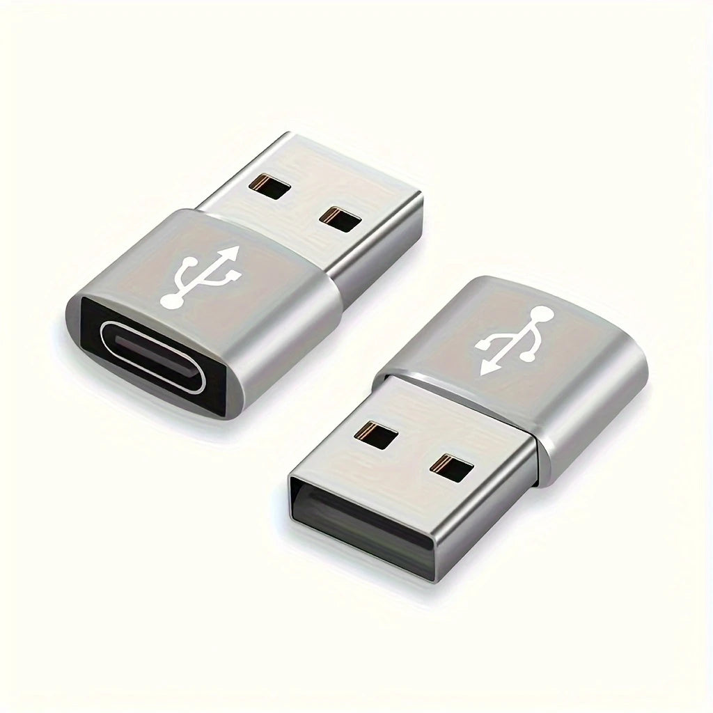 Lot de 2/3 Adaptateurs USB-C vers USB-A – Connecteurs Rapides pour Charge et Transfert de Données