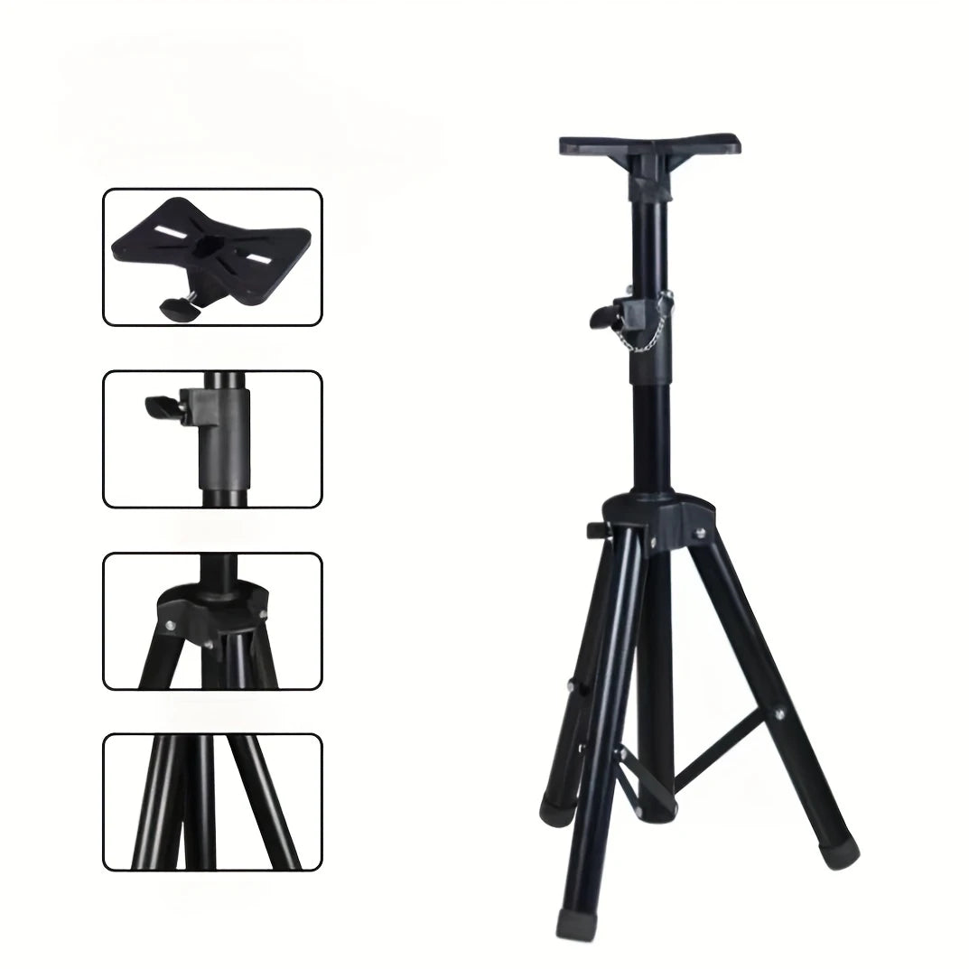 Support Trépied Réglable Universel pour Projecteur, Éclairage ou Enceinte – Robuste et Pliable