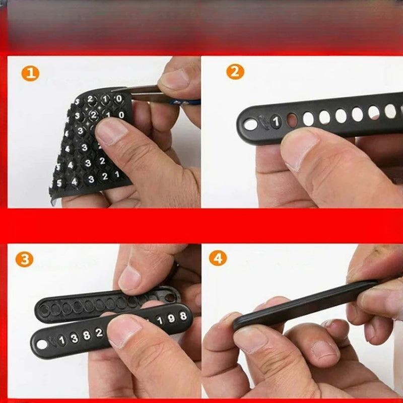 Porte-Clés Voiture Luxe avec Mousqueton, Cordon Tressé & Numérotation – Coque Élégante et Multifonction