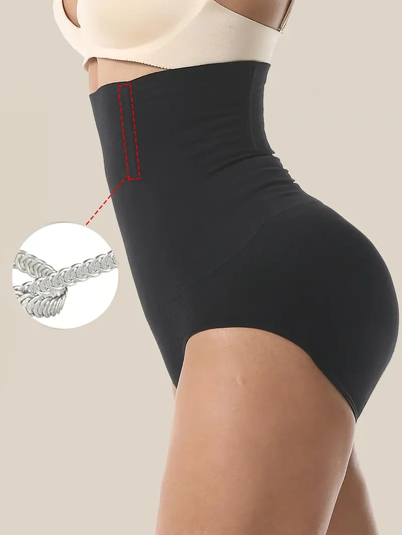 Culotte Gainante Taille Haute – Effet Ventre Plat Instantané et Remodelage des Courbes