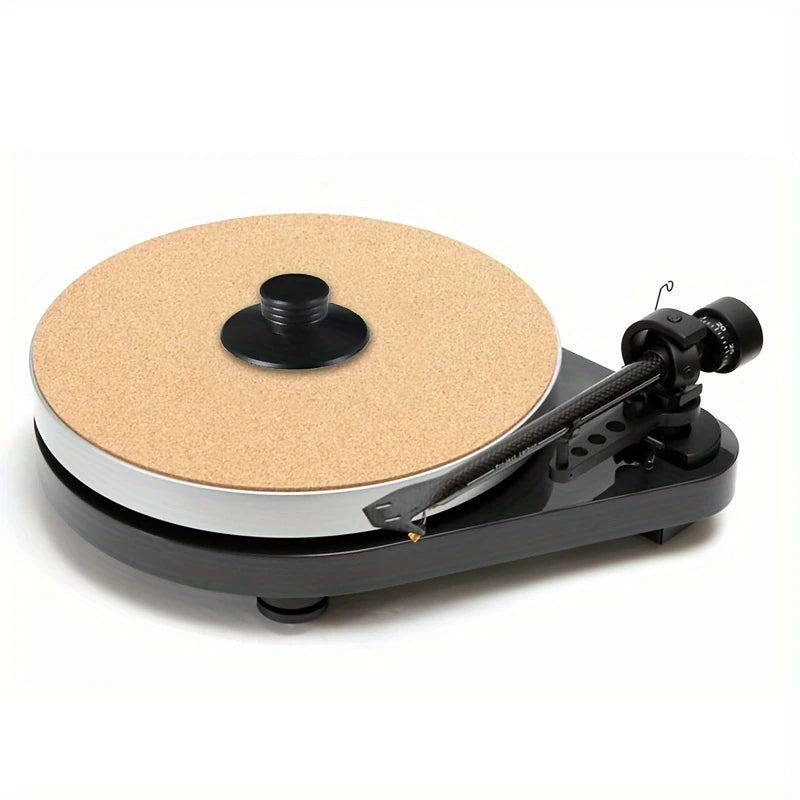 Stabilisateur de Vinyle en Aluminium Noir/Argent – Clamp Anti-Vibration pour Platine Tourne-Disque