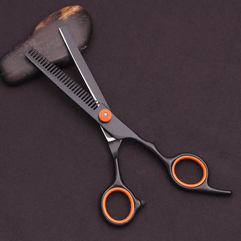 Kit de Coiffure Professionnel 10 Pièces – Ciseaux de Coupe, Rasoir, Peignes et Étui de Rangement