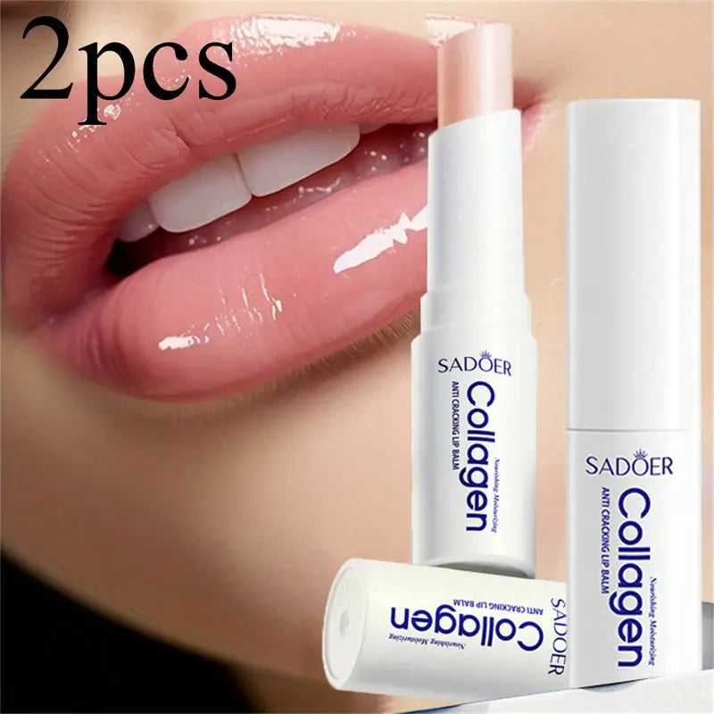 Baume à Lèvres Anti-Gerçures au Collagène – Hydratation Intense & Effet Repulpant Naturel SADOER