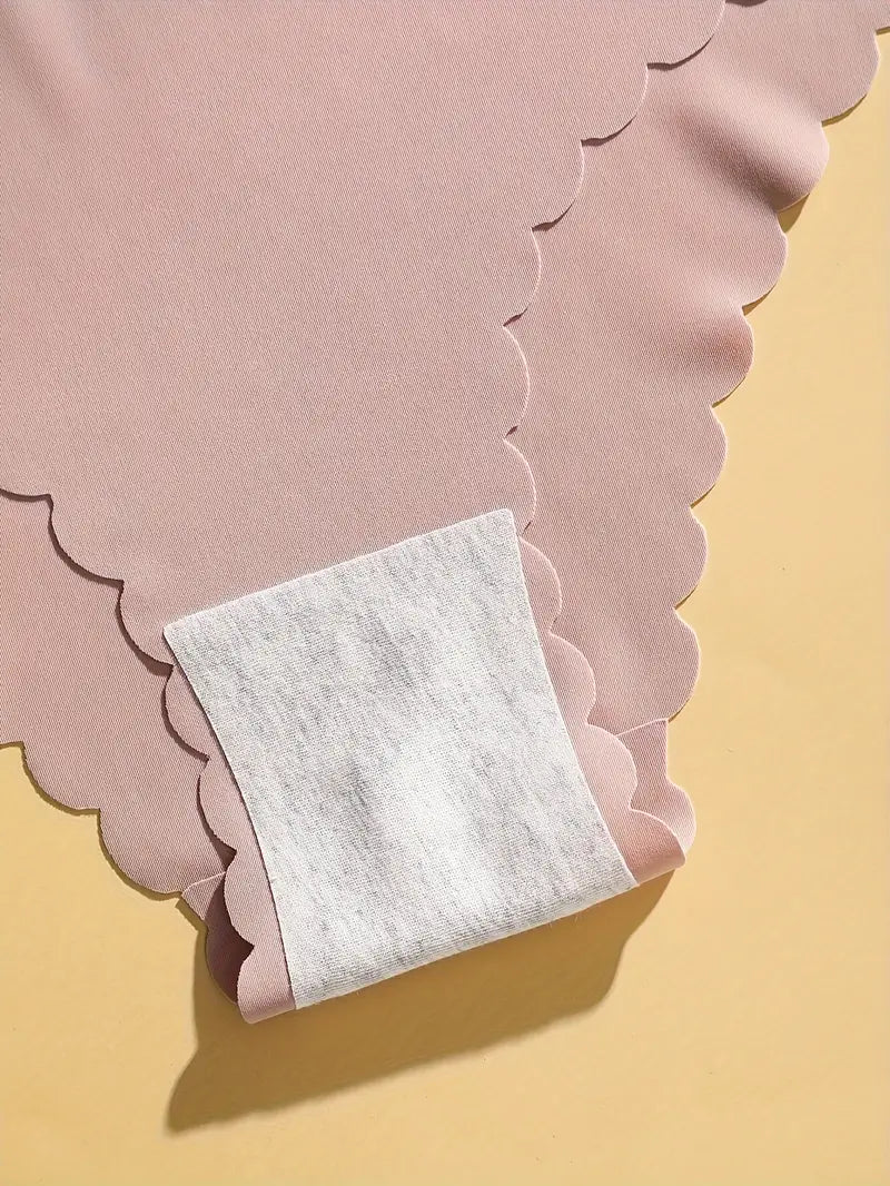 Lot de Culottes Invisibles Femme Sans Couture à Finition Ondulée – Ultra Douces & Sans Marque