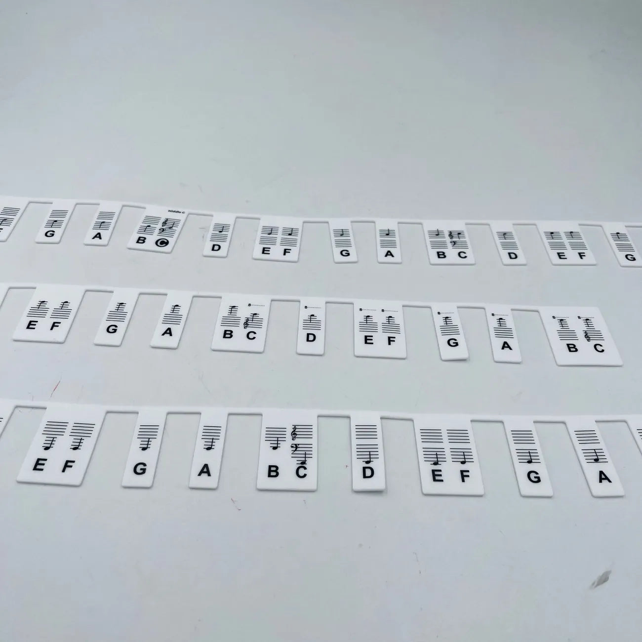 Guide Autocollant pour Clavier Piano – Lettres & Notes pour Débutants