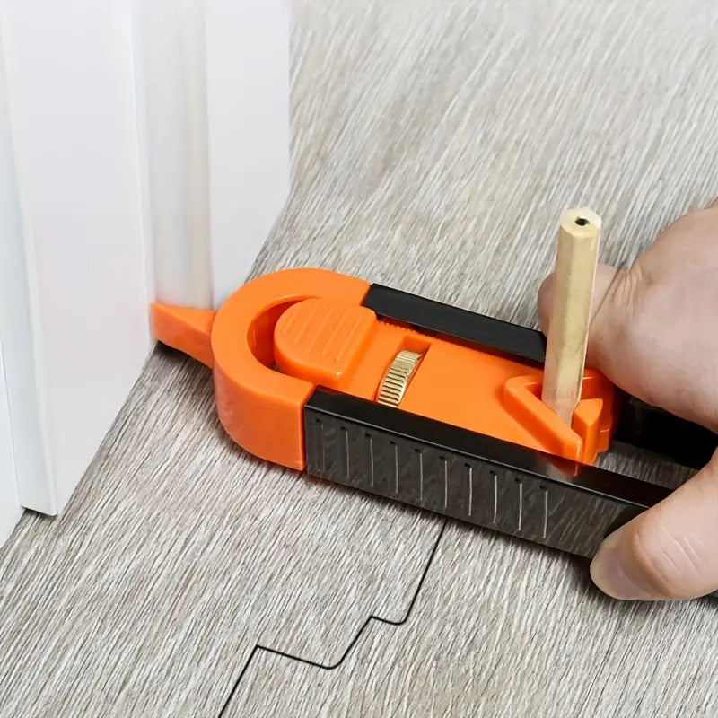 Compas traceur multifonction pour découpe précise – Outil de marquage pour angles, formes complexes et pose de revêtement
