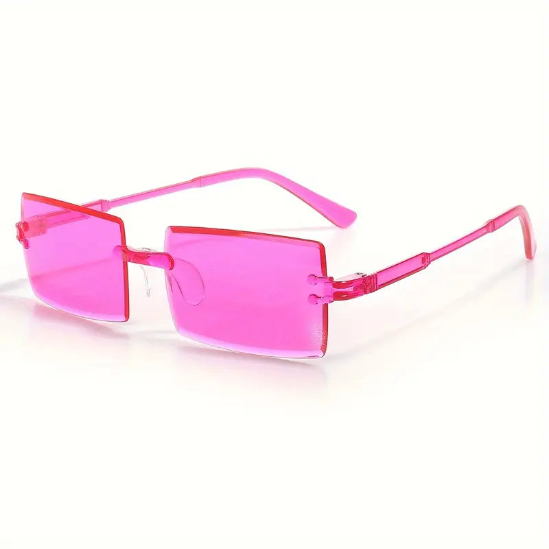 Lunettes de soleil enfants carrées bleues – Style moderne et protection UV tendance