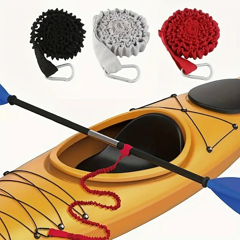 Longe de sécurité élastique pour pagaie – Accessoires pour bateau et kayak, anti-perte