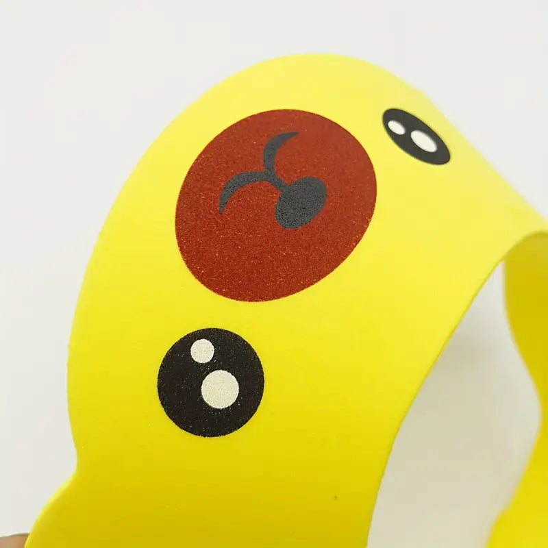 Visière de Bain Bébé Ajustable en Silicone – Accessoire Douche et Shampoing Anti-Eau avec Motif Animal Mignon