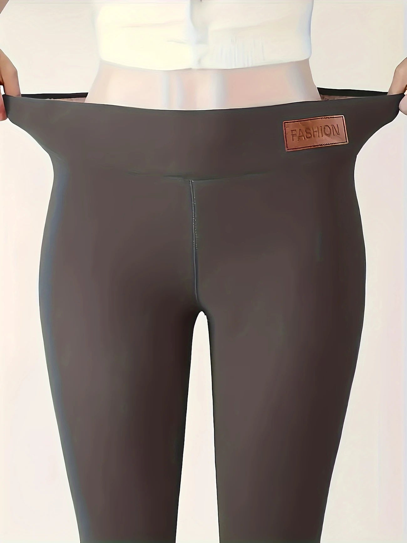 Legging Polaire Femme Taille Haute – Thermique et Doublé Hiver