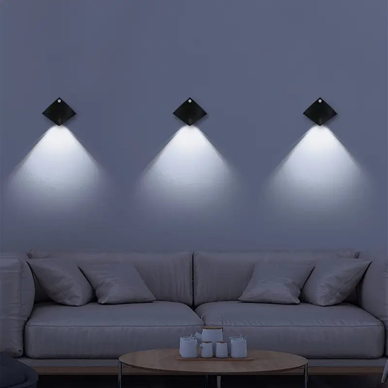 Applique Murale LED Moderne avec Détecteur de Mouvement – Luminaire d’Intérieur Design pour Couloir, Salon et Chambre