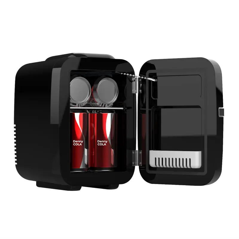 Mini Réfrigérateur Portable 4L – Frigo Compact pour Boissons, Cosmétiques & Bureau – Silencieux et Éco-énergétique