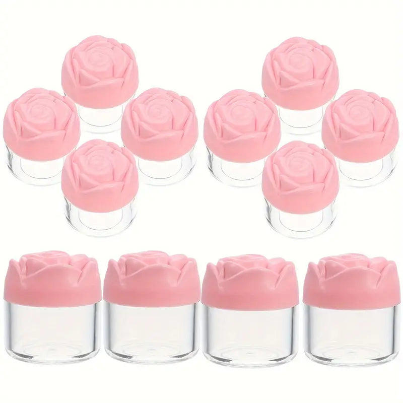 Pots de toilette bébé avec couvercle fleur – Contenants hermétiques en plastique réutilisable