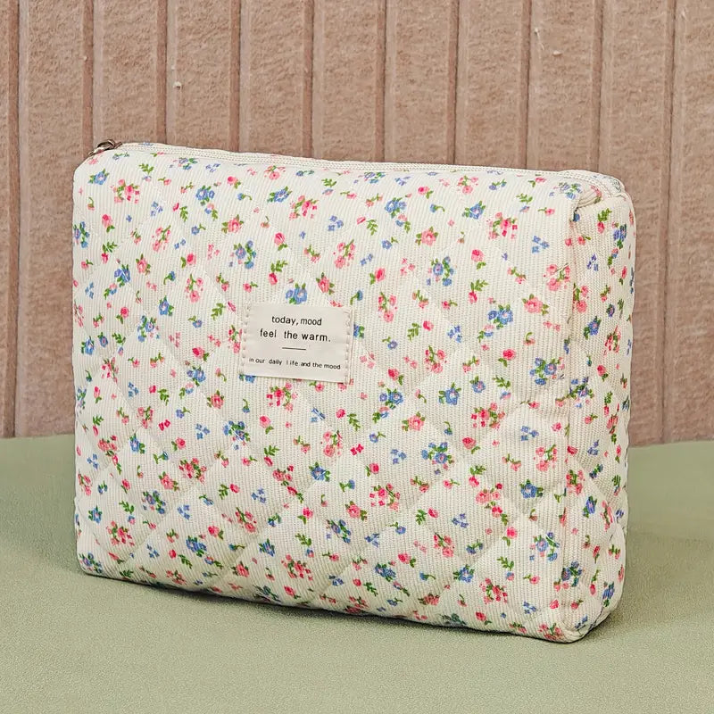Trousse de toilette à fleurs Pochette maquillage chic et pratique