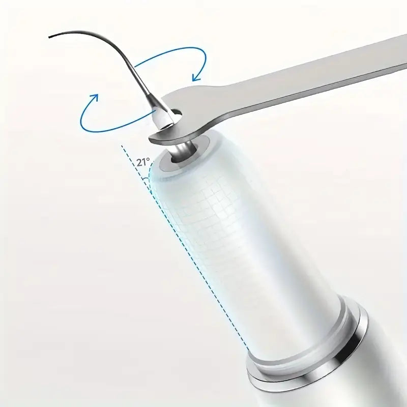 Détartreur Dentaire Électrique Professionnel – Nettoyeur de Dents Ultrason avec LED & 5 Modes, Kit Complet pour Hygiène Buccale