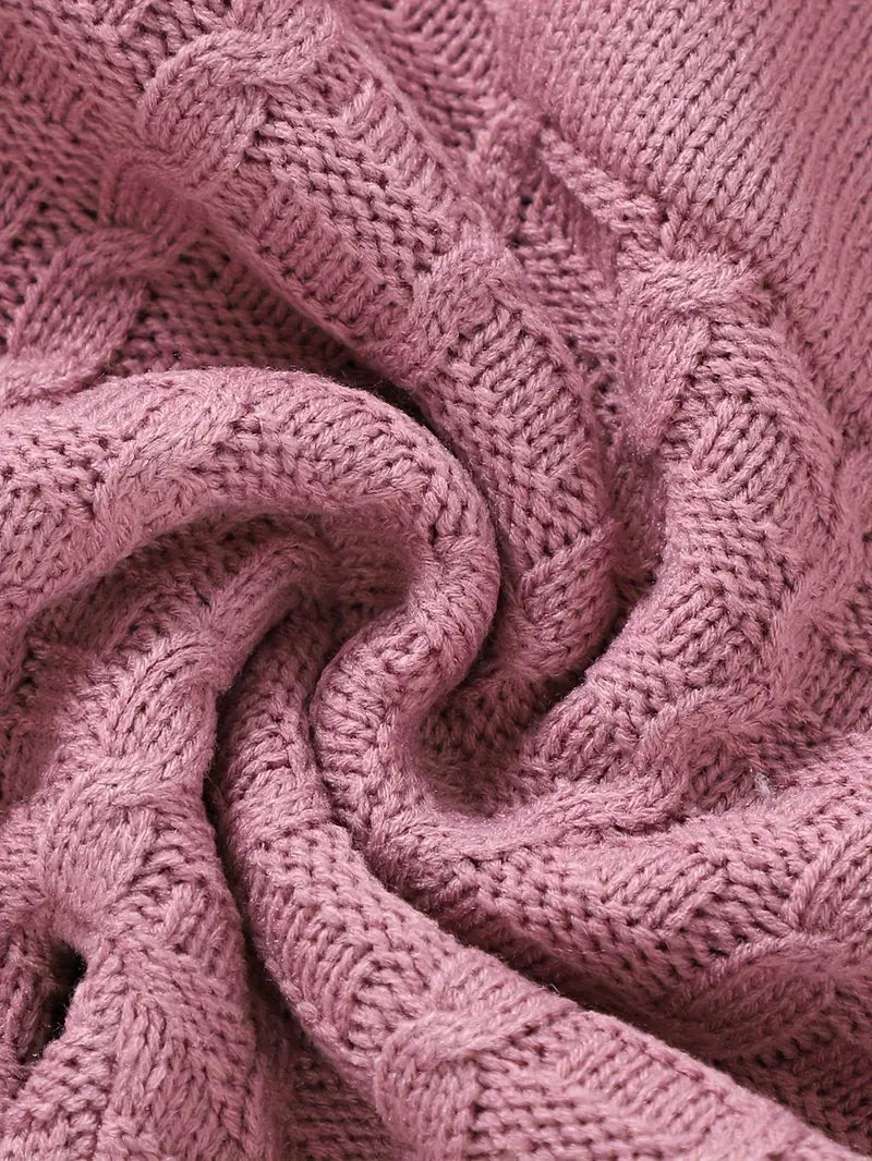 Ensemble tricot bébé avec bonnet – Salopette chaude et confortable