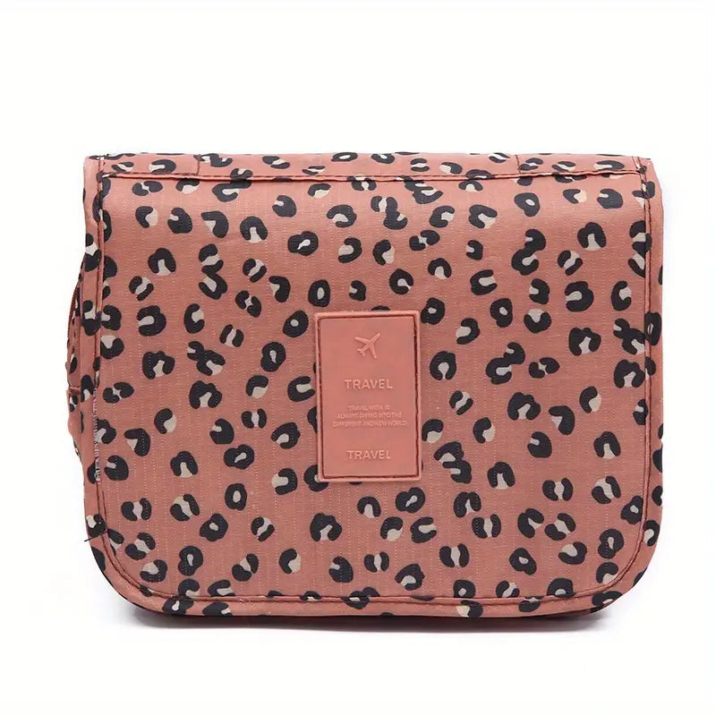 Trousse de maquillage voyage motifs smiley et cœurs Pochette cosmétique imperméable et joyeuse