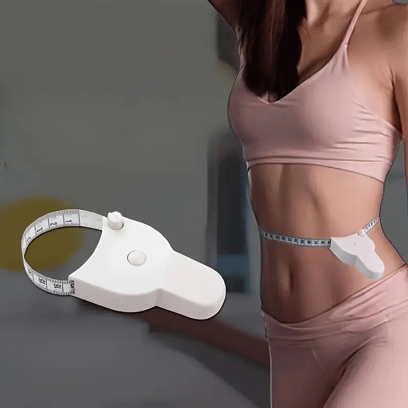 Mètre ruban de fitness avec verrouillage – Outil de mesure corps pour suivi musculaire, taille et perte de poids