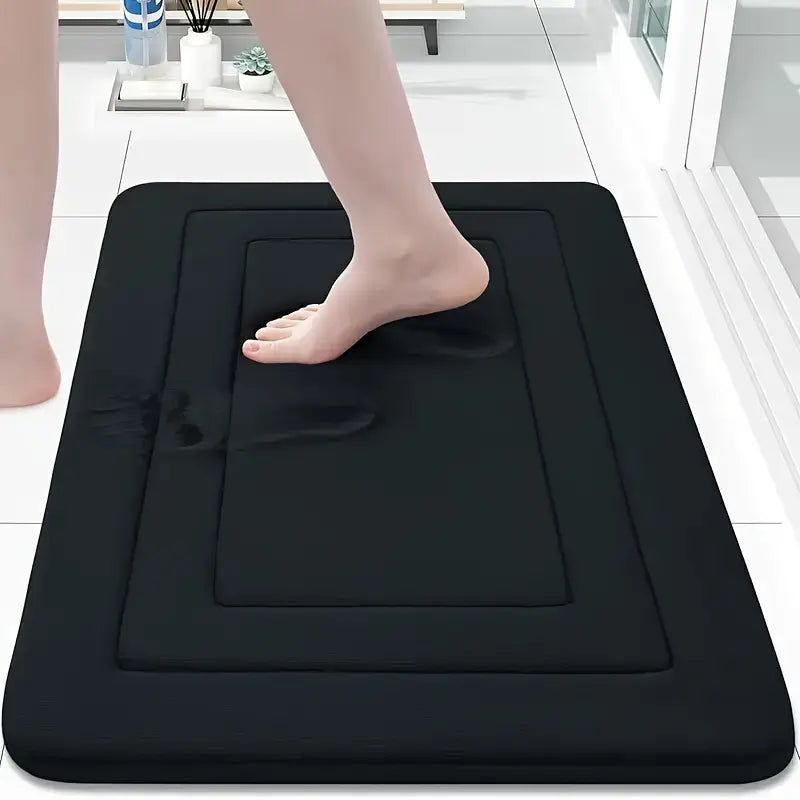 Tapis de Bain Absorbant à Séchage Rapide – Antidérapant et Confortable