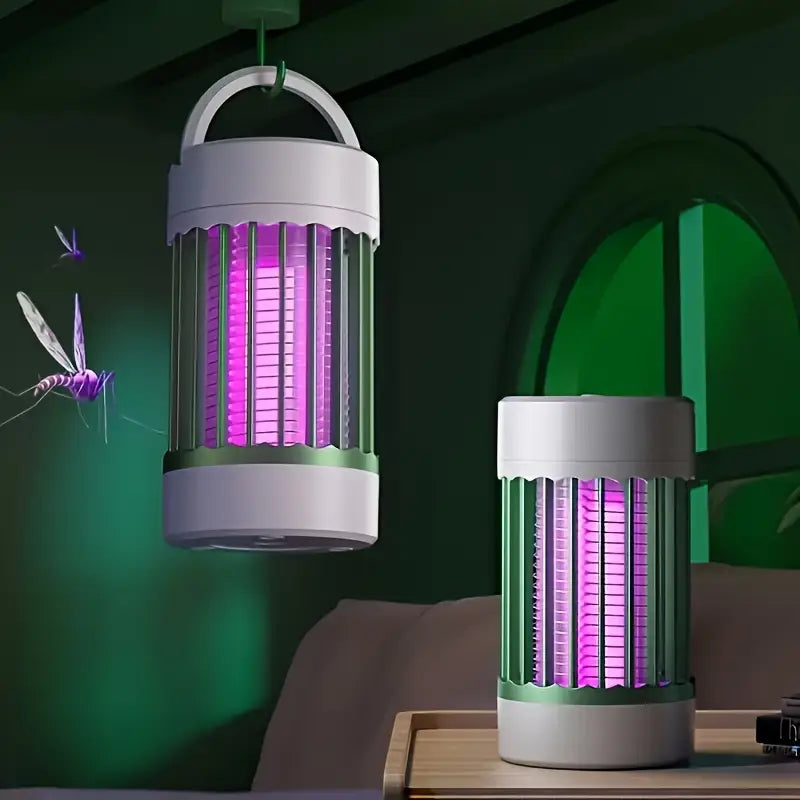 Lampe Anti-Moustique USB à Ultrason – Piège Électrique Silencieux avec Lumière UV, Portable et Écologique