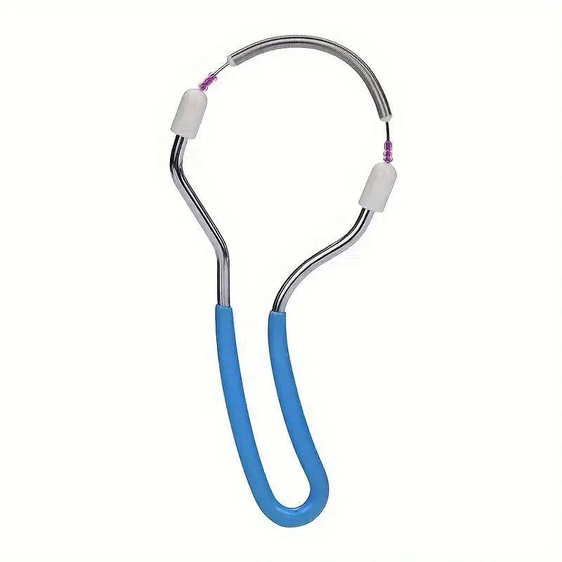 Épilateur Visage Manuel en Forme de U – Élimination Facile des Poils du Visage sans Douleur, Ressort Anti-Repousse Naturelle