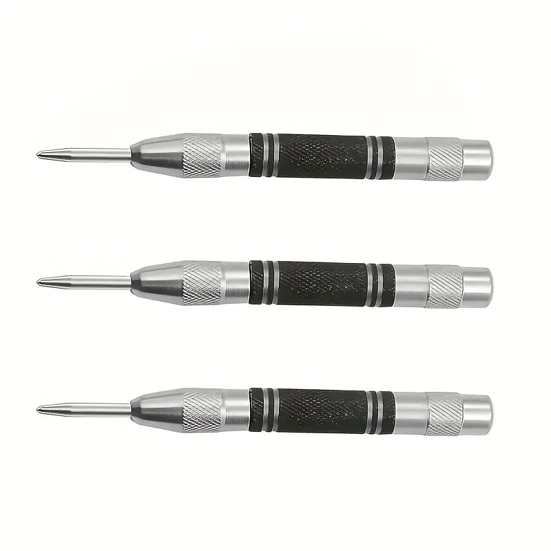 Poinçon automatique de précision 128 mm – Outil de marquage en métal antidérapant pour perçage et bricolage