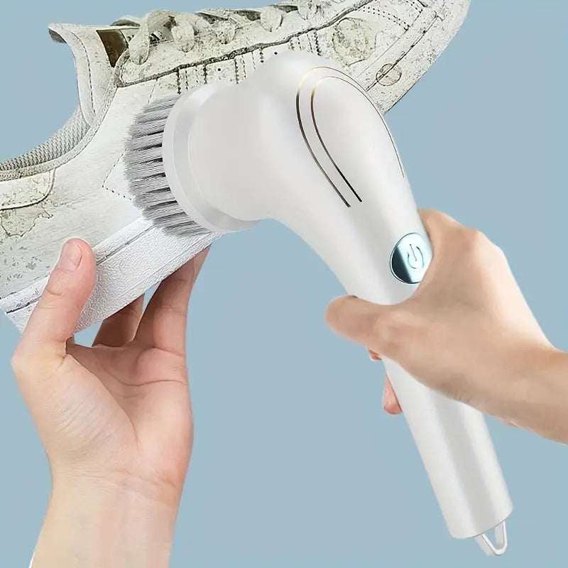 Brosse électrique de nettoyage mur et sol – Appareil ménager sans effort pour joints, carrelage et salle de bain