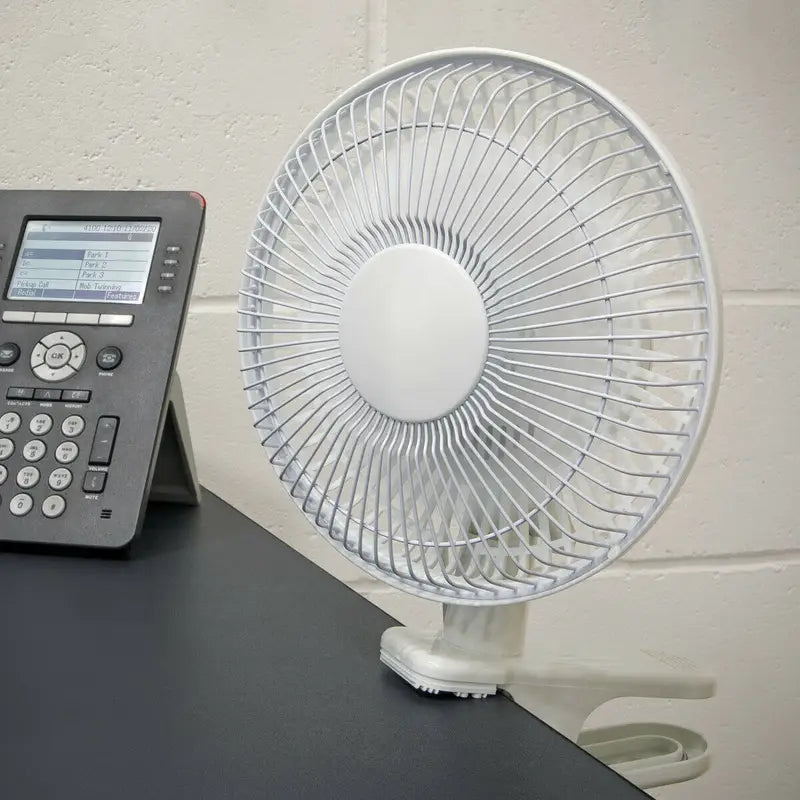 Ventilateur de bureau à pince – Mini ventilateur silencieux réglable pour maison et espace de travail
