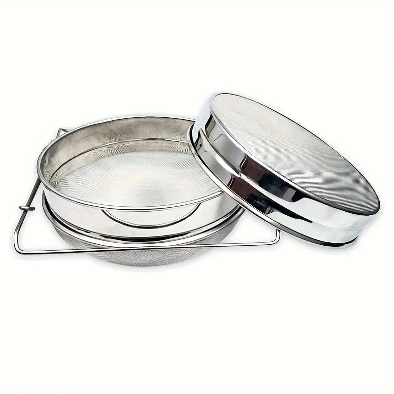 Passoire à Miel Double en Inox – Filtre Professionnel pour Extraction et Purification du Miel