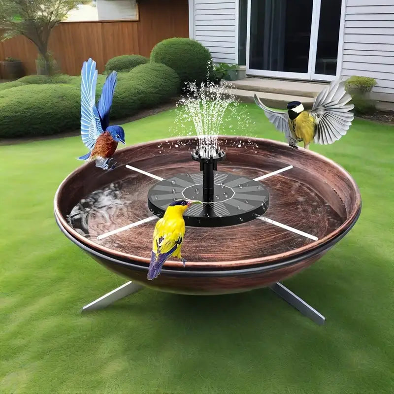 Fontaine Solaire de Jardin – Pompe à Eau Écologique pour Bassins, Étangs et Bains d’Oiseaux – Créez une Oasis Naturelle et Relaxante