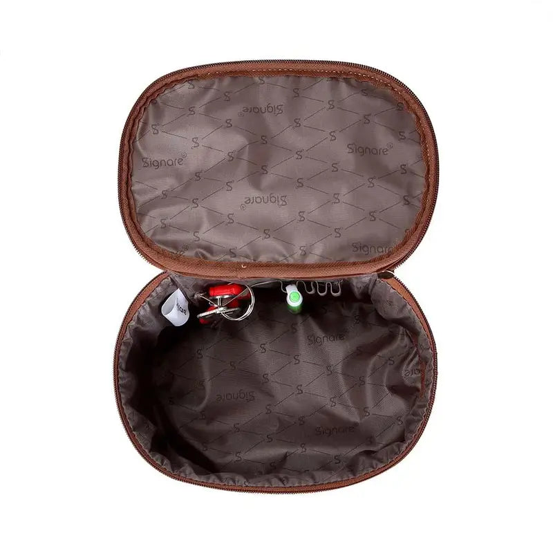 Trousse de toilette vintage à motifs floraux Élégance et style rétro