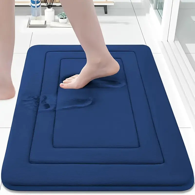 Tapis de Bain Absorbant à Séchage Rapide – Antidérapant et Confortable